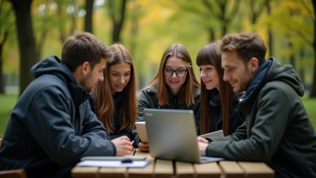 Group of photographers with cameras gathered outdoors during a photo walk